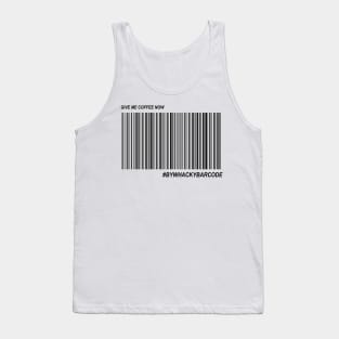 Give me a Coffee barcode Tank Top